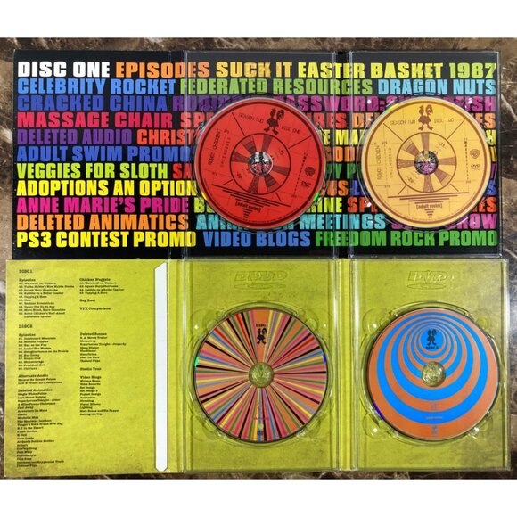 Lot of 2 Robot Chicken DVD 2-Disc Sets Season Two & Three Adult Swim II III 2 3 - Picture 2 of 4